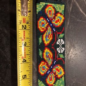 Unique, One of a Kind Hand beaded bracelet